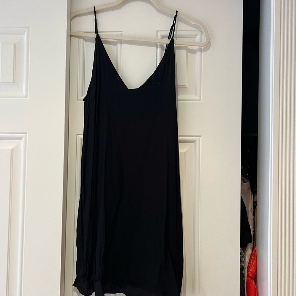 Aritzia Wilfred Free Black mini dress (M)